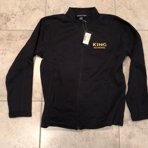 Large new with tags Devon & Jones fleece jacket.